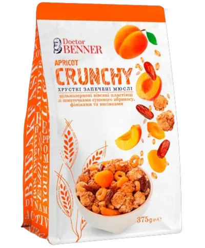 Chrupiące pieczone musli MERUNKA - 375 g