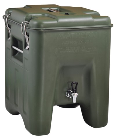 AVATHERM WaterBox 23L – izolovaný kontajner na tekutiny s nerezovou nádržou (voliteľný kohútik)