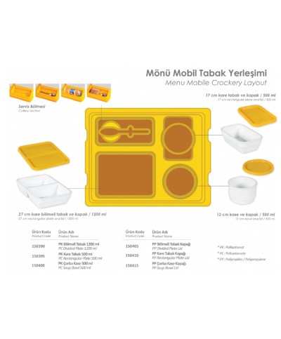 AVATHERM Menu Mobile – izolowana taca termiczna do dostawy posiłków (38 × 45 × 12 cm)
