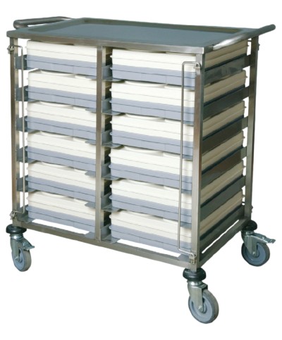 AVATHERM Trolley 12 (150225) – nerezový vozík pre 12 termokontajnerov
