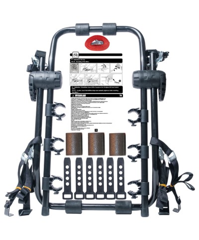 Bagażnik rowerowy ACS PRO 3 – bez użycia narzędzi, na 3 rowery (45 kg)