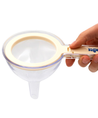 Kefirko Detachable Filter Funnel – Fine Mesh Strainer for Bottling