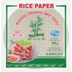 Rice paper for spring rolls round - diameter 22 cm - 400 g