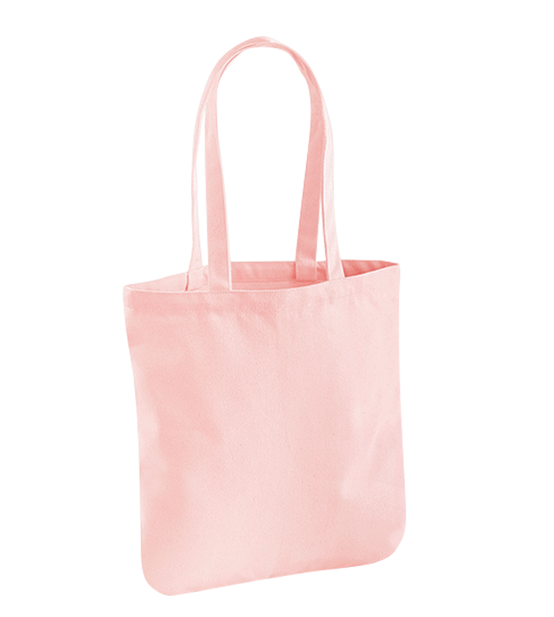 Plátěná taška - organic - 38 x 41 cm - Barva Pastel Pink
